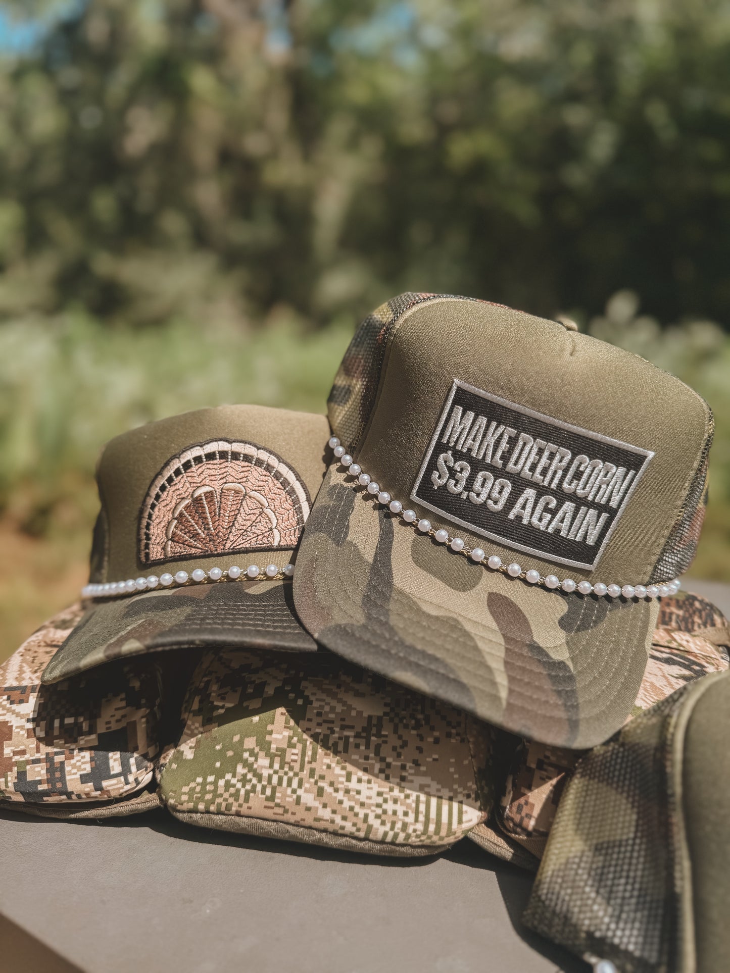 Hunting Season Camo Trucker Hats