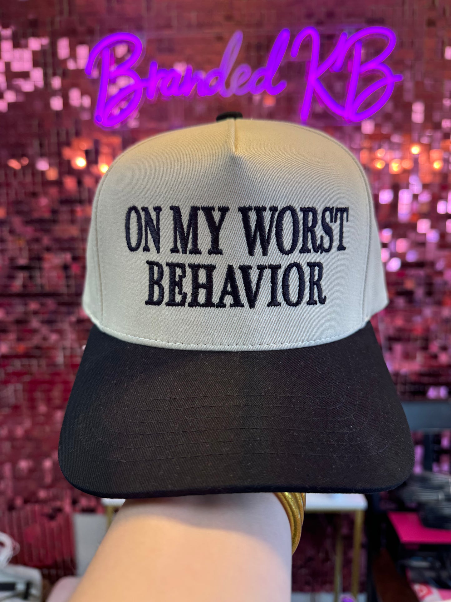 On My Worst Behavior Hat