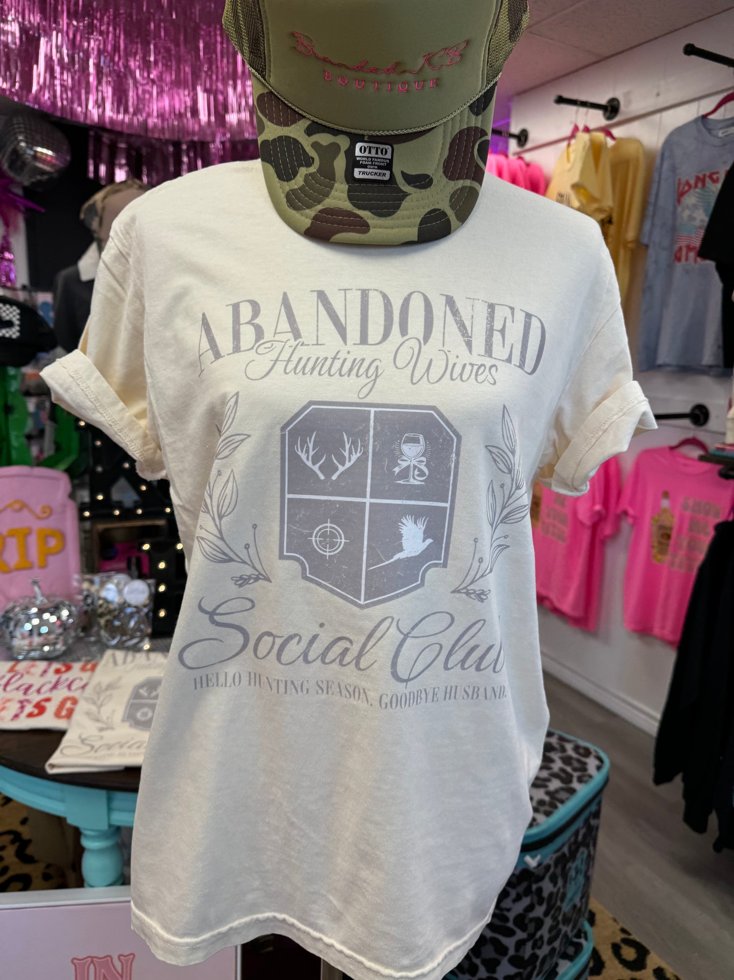 Abandoned Hunting Social Club Tee