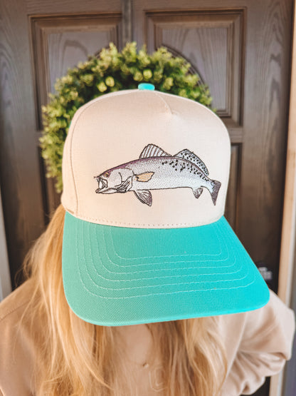 Embroidered Speckled Trout Hat