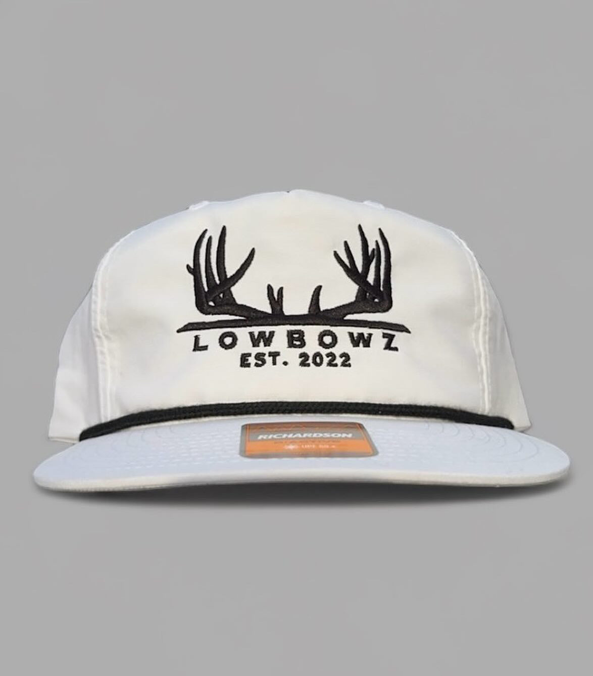 Lowbowz White Horns Rope Hat