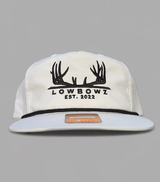 Lowbowz White Horns Rope Hat