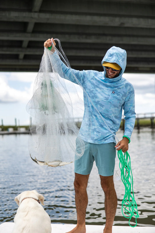 LB Light Blue Hoodie