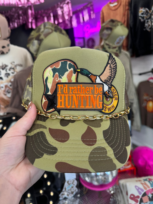 I’d rather be hunting custom trucker