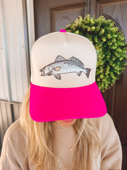 Embroidered Speckled Trout Hat