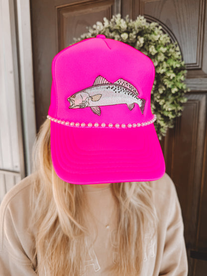 Embroidered Speckled Trout Hat