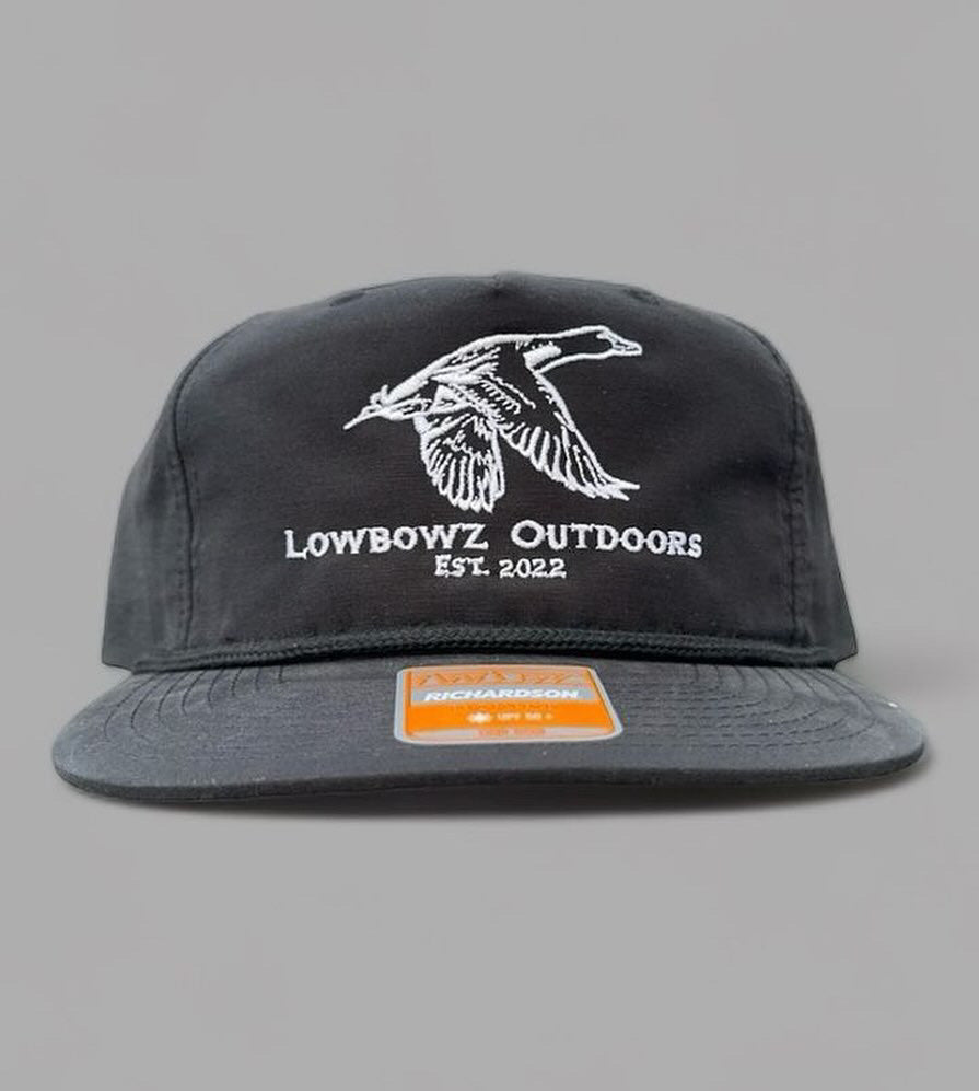 Lowbowz Black Mallard Rope Hat