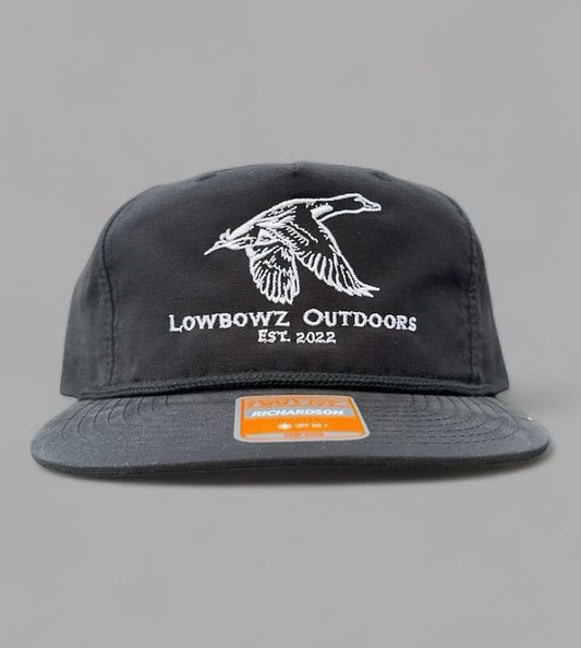 Lowbowz Black Mallard Rope Hat