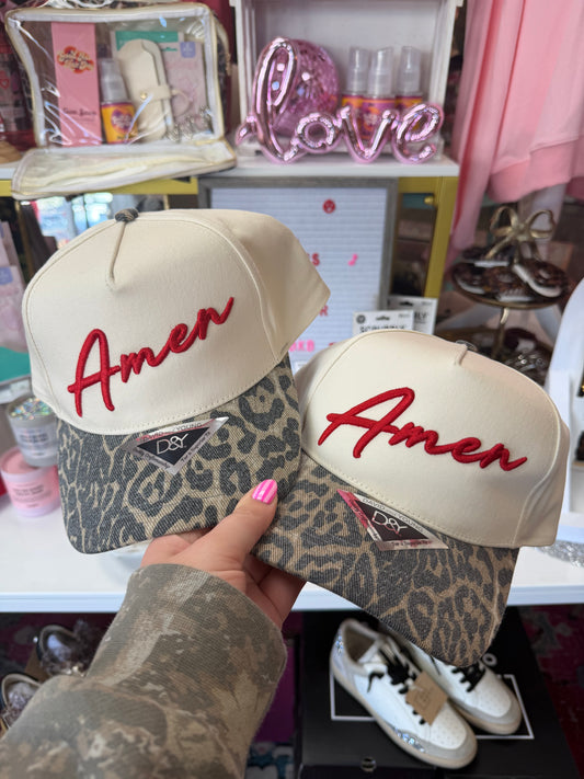 Leopard AMEN Hat