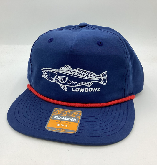 LOWBOWZ NAVY TROUT HAT