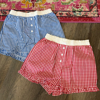Gingham Shorts
