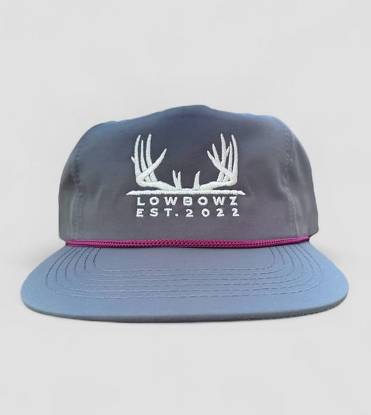 Lowbowz Grey Horns Rope Hat