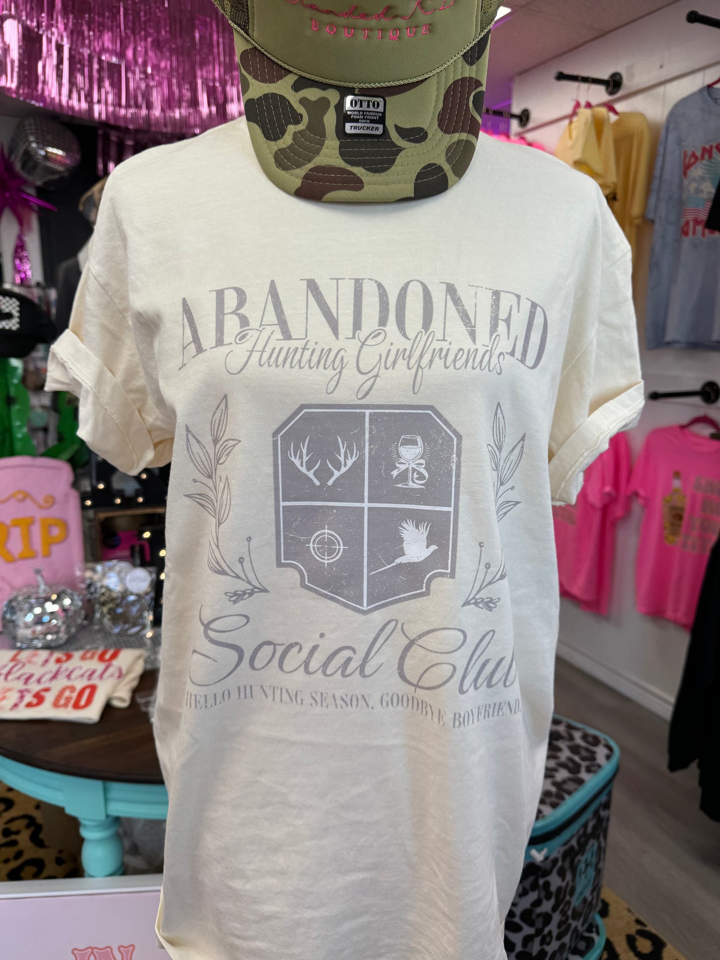 Abandoned Hunting Social Club Tee