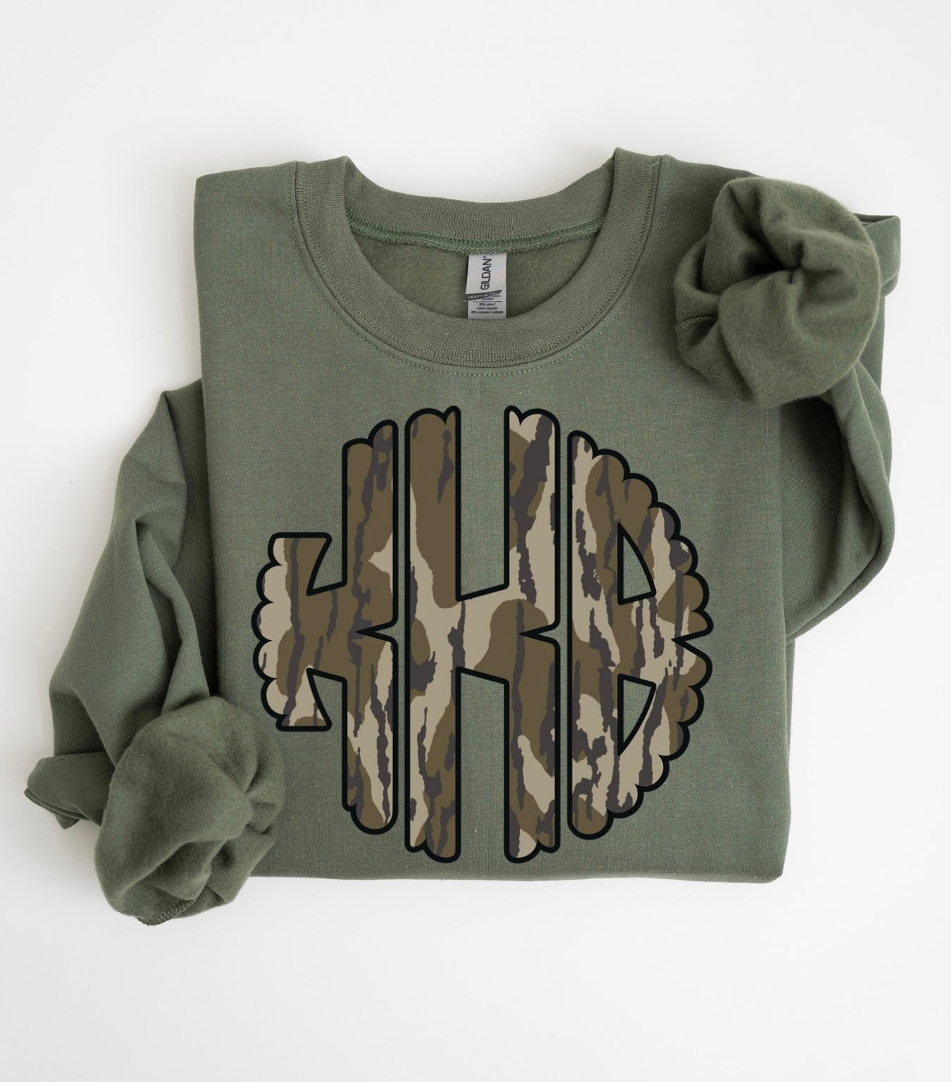 BOTTOMLAND MONOGRAM CREW