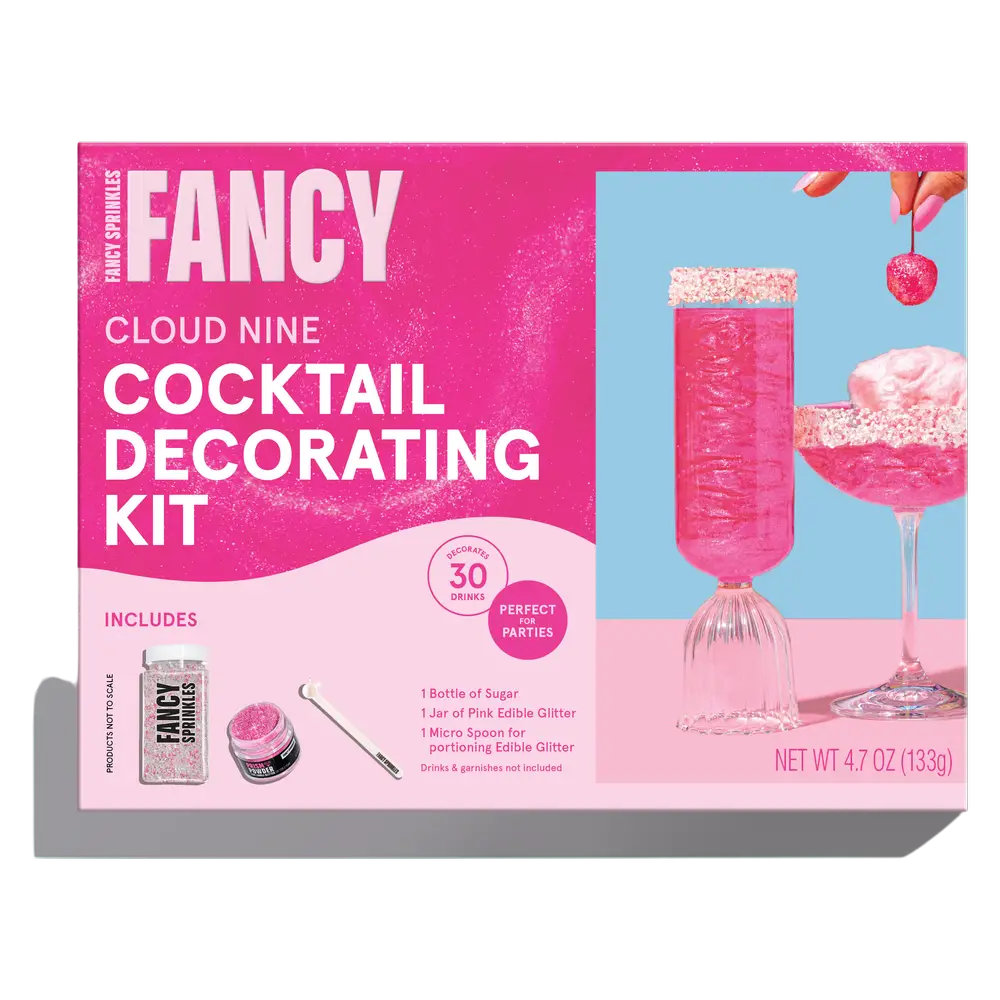 FANCY SPRINKLES CLOUD 9 COCKTAIL DECORATING KIT