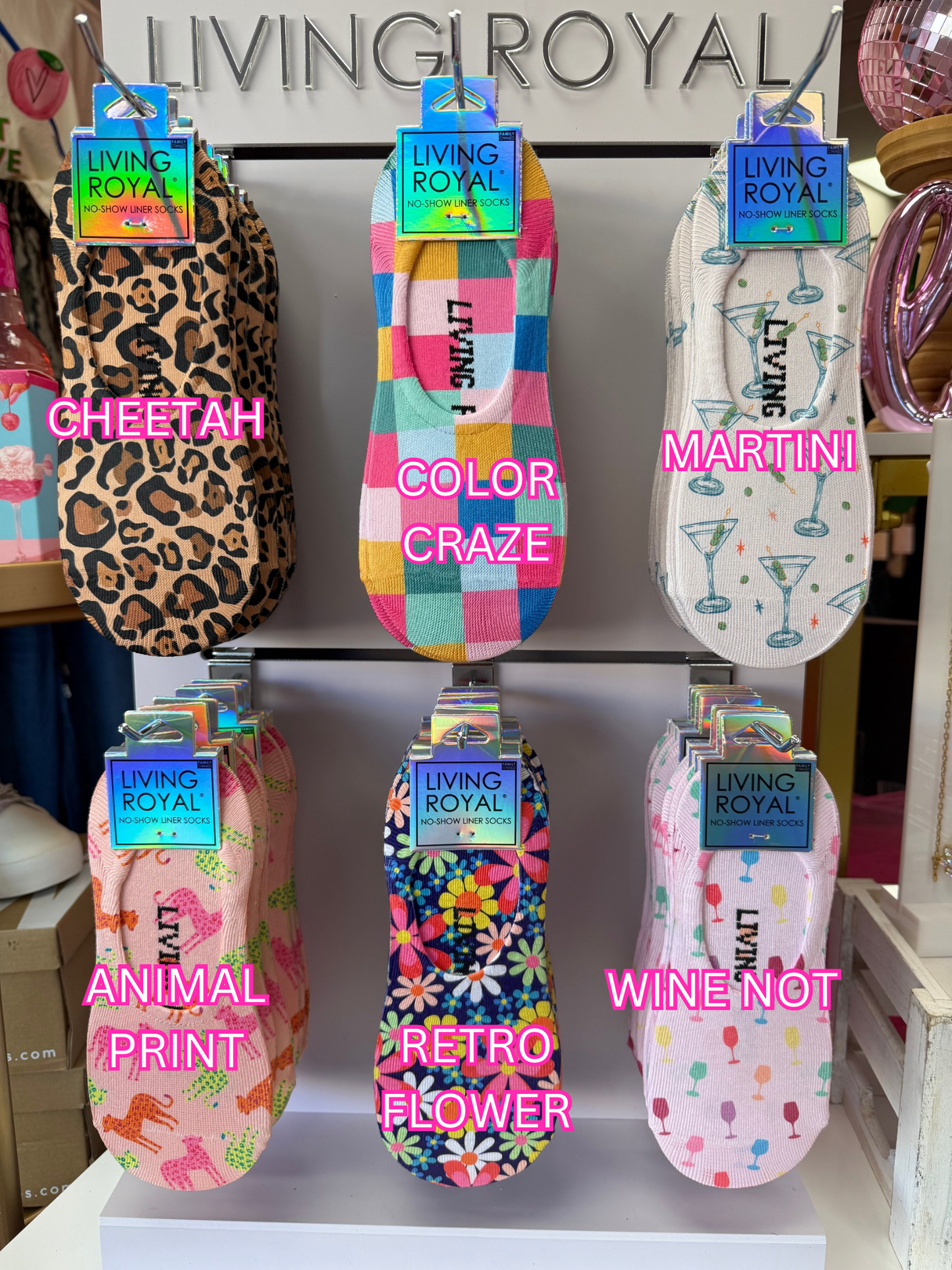 Living Royal No-Show Liner Socks