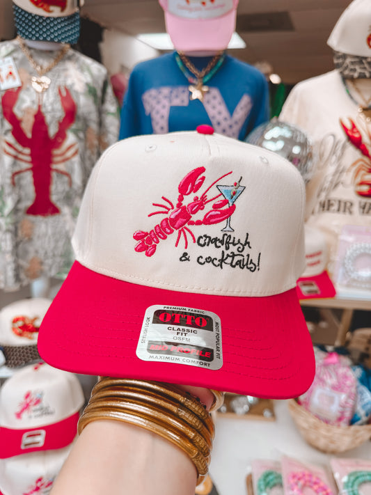 Crawfish & Cocktails Hat